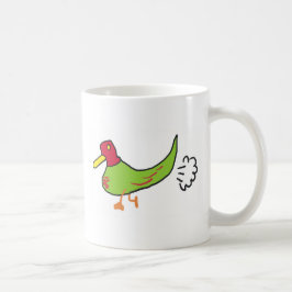 Funny Farting Duck Tasse