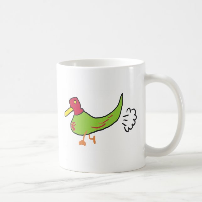 Funny Farting Duck Tasse (Rechts)