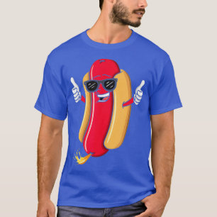 Funny Farting Hot Dog Graphic T-Shirt