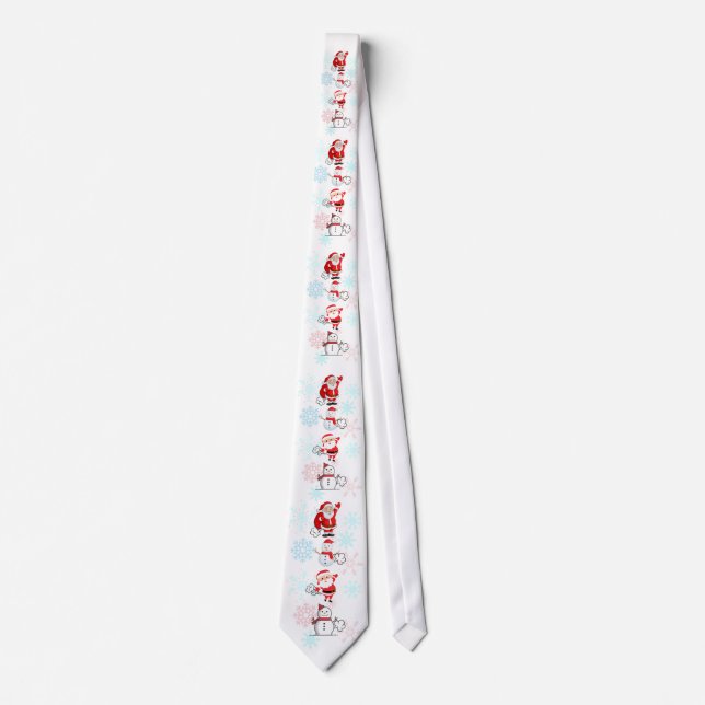Funny Farting Santa und Snowman Krawatte (Vorderseite)