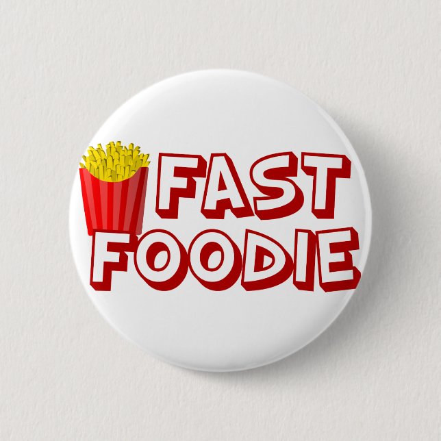 Funny Fast Food Button (Vorderseite)