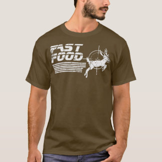 Funny Fast Food Deer Jagd (2) T-Shirt