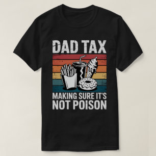 Funny Fast Food Giison Tester Gift Retro-Vater T-Shirt