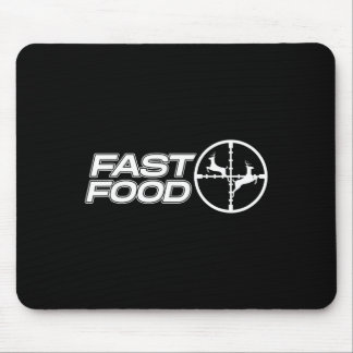 Funny Fast Food Hirsch Jagd Geschenk für Jäger Män Mousepad