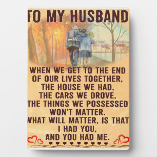 Funny Father Gift An meine Familie anwesend Fotoplatte