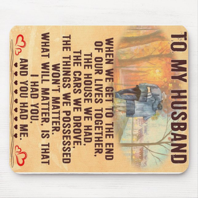 Funny Father Gift | An meine Familie anwesend Mousepad (Vorne)