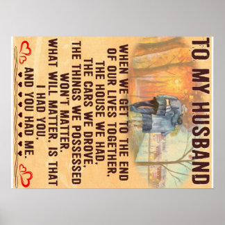 Funny Father Gift | An meine Familie anwesend Poster