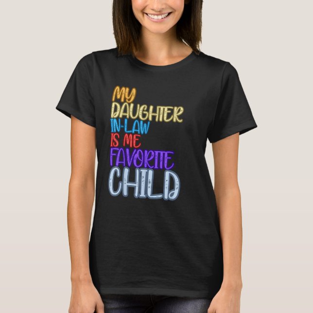 Funny Fathers Day tees My Daughter-in-law Is My Fa (Vorderseite)