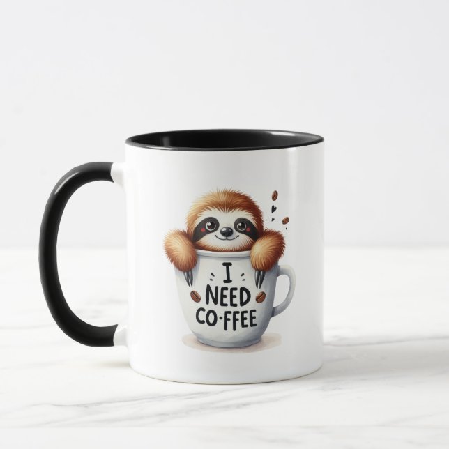 Funny Faulth liebt Wortkunst Tasse (Links)