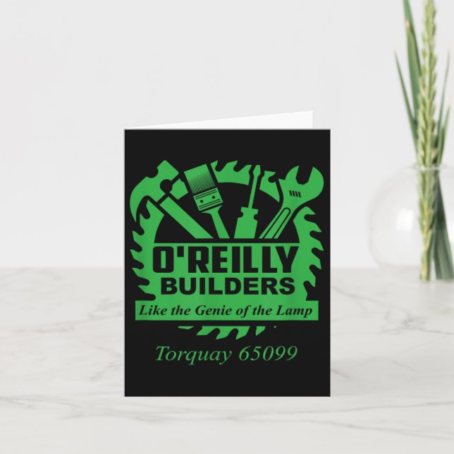 Funny Fawlty Towers, Basil Fawlty, Oreilly Builder Karte (Vorderseite)