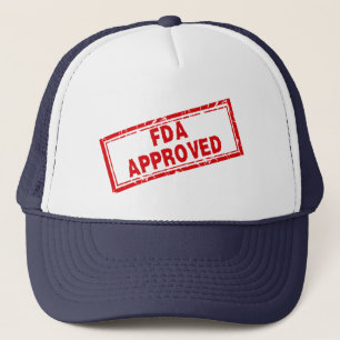 Funny FDA genehmigte Spaß Rot Not Briefmarke Truckerkappe