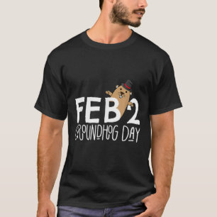 Funny Feb 2 Groundhog Day Phil Niedlich Ground Hog T-Shirt