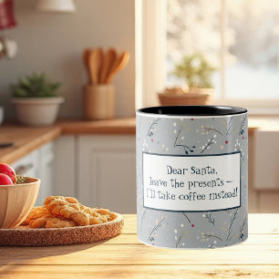 Funny Fee Weihnachts-Sprichwort Zweifarbige Tasse