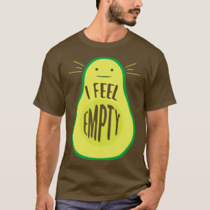 Funny Feel Empty Avocado Lover Vegan gesunde Ernäh T-Shirt