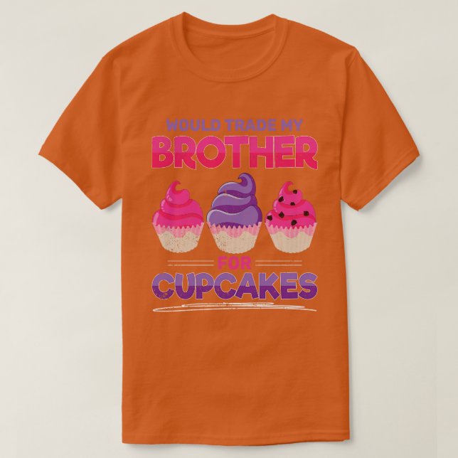 Funny Feinschmecker Backen Süßigkeiten Bruder Zuck T-Shirt (Design vorne)