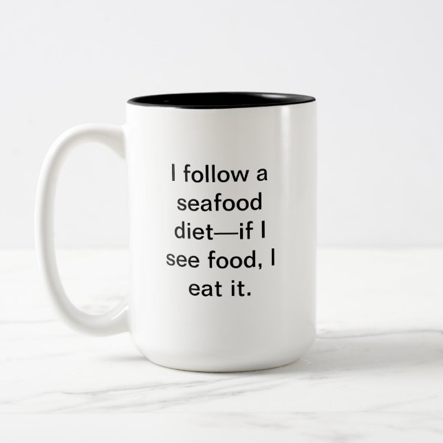Funny Feinschmecker Tasse | Food Lover-Geschenk |  (Links)