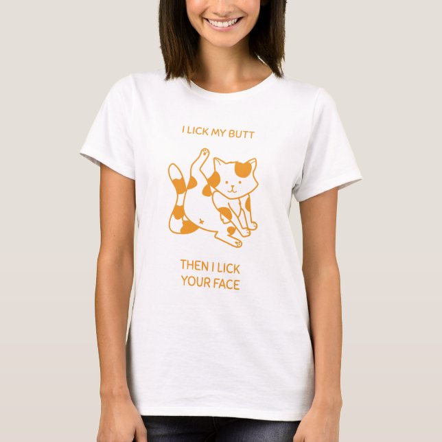 Funny Feline Frenzy T-Shirt (Vorderseite)