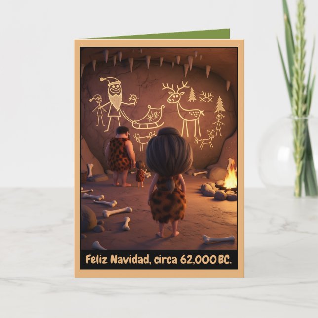 Funny Feliz Navidad Christmas cards Karte (Vorderseite)