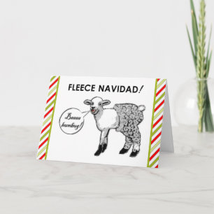 Funny Feliz Navidad Feiertagskarte