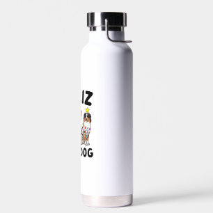 Funny Feliz Navidog Australian Shepherd Hundeliebh Trinkflasche