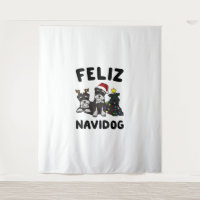 Funny Feliz Navidog Miniature Schnauzer Hundeliebh
