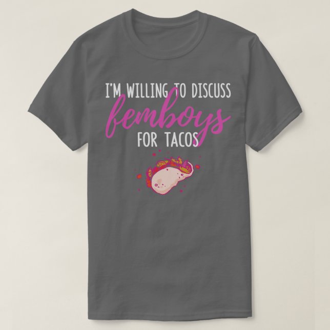 Funny Femboy Ich bin bereit, über Femboys für Tac  T-Shirt (Design vorne)