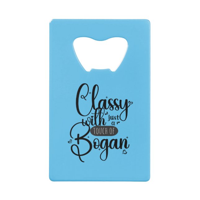 Funny, feminine Flaschenöffner für Boganfrauen (Vorderseite)