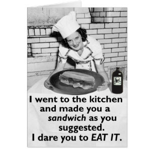 Funny Feminist macht mich zu einem Sandwich