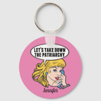 Funny Feminist Pop Art Anti Patriarchat Zitat Pink