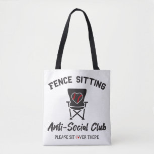 Funny Fence sitzt Anti Social Club Baseball Soft