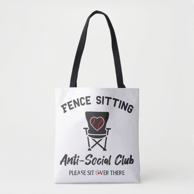 Funny Fence sitzt Anti Social Club Baseball Soft (Vorderseite)