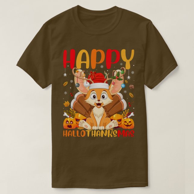 Funny Fennec Fo Lover Happy Fennec Fo HelloDankeM T-Shirt (Design vorne)