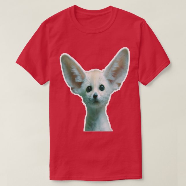 Funny Fennec Fo Meme 2038 T-Shirt (Design vorne)