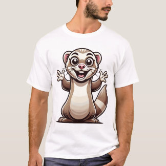 Funny Ferret, Funny Ferret Shirt, Funny Ferret T-S T-Shirt
