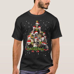 Funny Ferrets Weihnachtsbaum Dekoration Geschenk T-Shirt