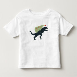 Funny Festive Dino Christmas Kleinkind T-shirt