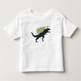 Funny Festive Dino Christmas Kleinkind T-shirt