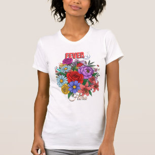 Funny "Fever Flora" Medical Blume Graphic Design T-Shirt