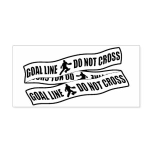 Funny Field Hockey Goalie Custom Briefmarke Permastempel