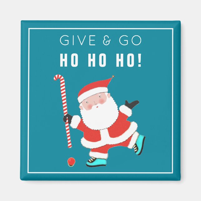 Funny Field Hockey-Kleine Geschenke Magnet (Vorne)