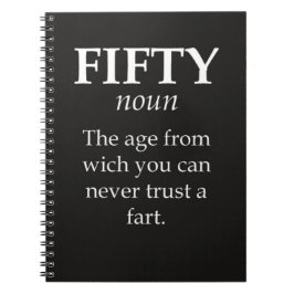 Funny Fifty Birthday Gifts Humor 50 Years Old 50th Notizblock
