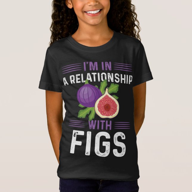 Funny Fig Lover Design Vegetarian Figs Pflanze T-Shirt (Vorderseite)