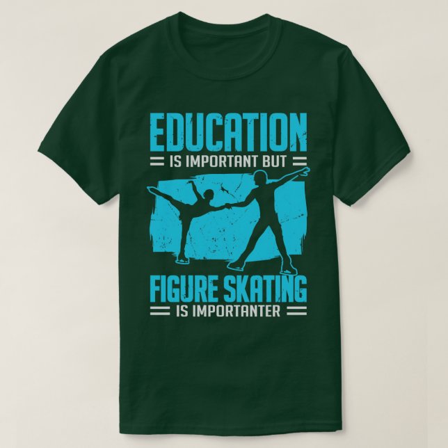 Funny Figure Skaten Ice Dancing Dancer Gift T-Shirt (Design vorne)