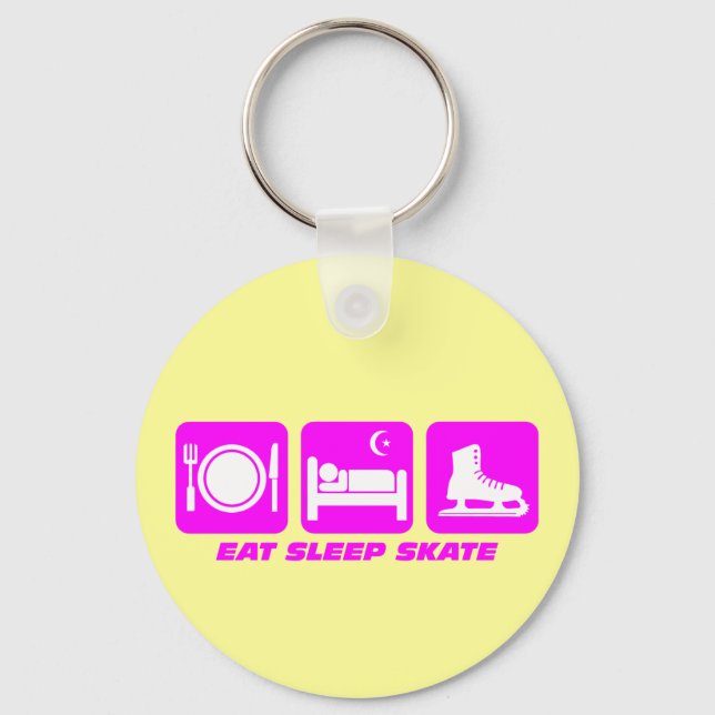 Funny figure Skaten Schlüsselanhänger (Vorderseite)