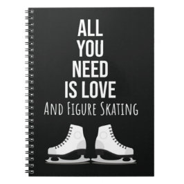 Funny Figure Skating Gifts Humor Ice Skater Winter Notizblock
