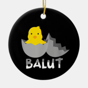 Funny Filipino Balut Keramik Ornament