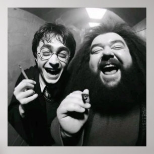 Funny Film BW Poster