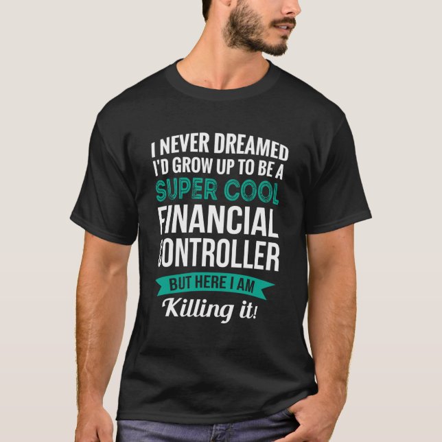Funny Financial Controller Tshirt Geschenkgutschri (Vorderseite)