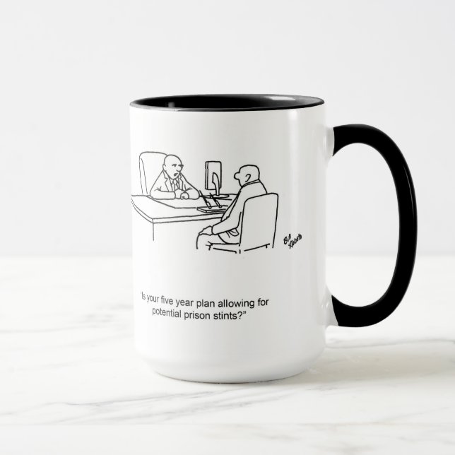 Funny Financial Spaß Tasse (Rechts)