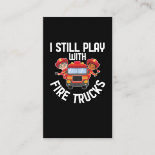 Funny Firefighter Men Witman Fireman Visitenkarte